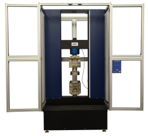 dual column testing machine Equipped with a Protective Enclosure and Safety Interlock Switch
