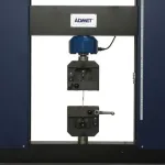 Shear test according to ASTM D1002 on a dual column testing machine