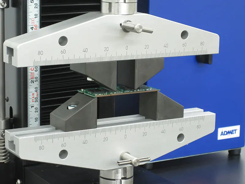 Bend fixture on an eXpert 2600