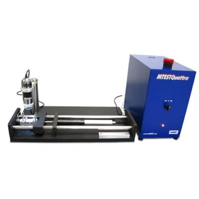 microtester with digital microscope microtester with a microscope camera performing a test