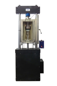 concrete testing inside an environmental chamber (oven)