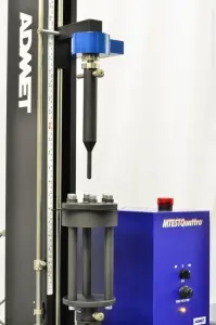 Puncture test set up with Single column machine