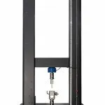 ASTM B769 Fixture on dual column universal testing machine