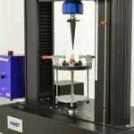 Dual column machine puncture test setup