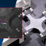 Digital Image Correlation on a planar biaxial testing machine