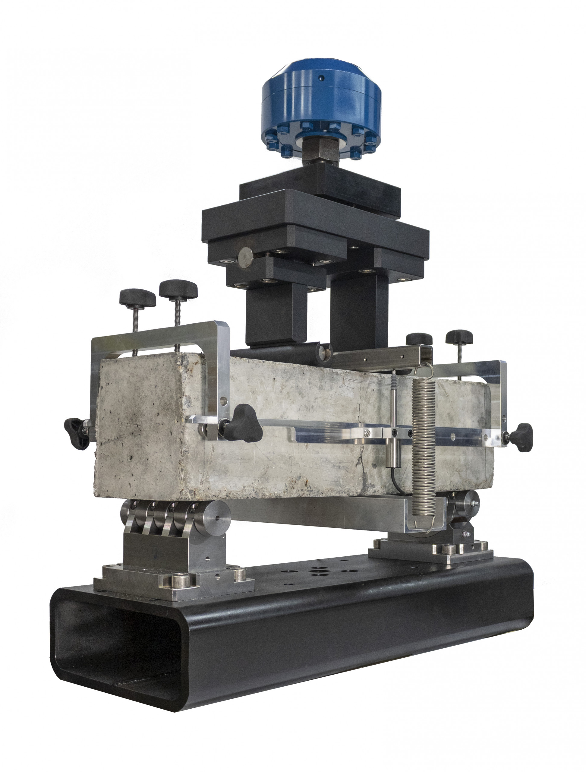 ASTM C1609 Fixture with Loading nose per ASTM C78 and bottom bracket to ASTM C1812