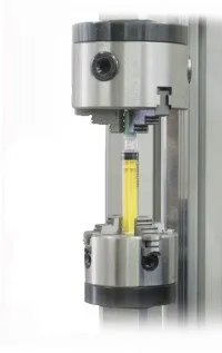 torsion test on a syringe